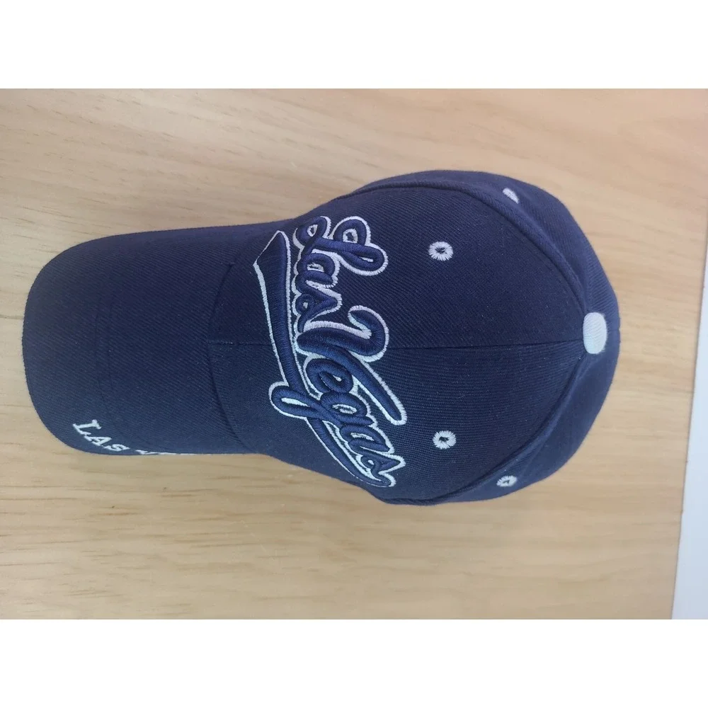 Golden Lion Baseball Cap Las Vegas Logo‎ Style Embroidered Dark Blue Strap Back